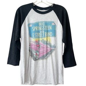 BRUCE STRINGSTEEN Vintage‎ 1984 Concert T-shirt long sleeve